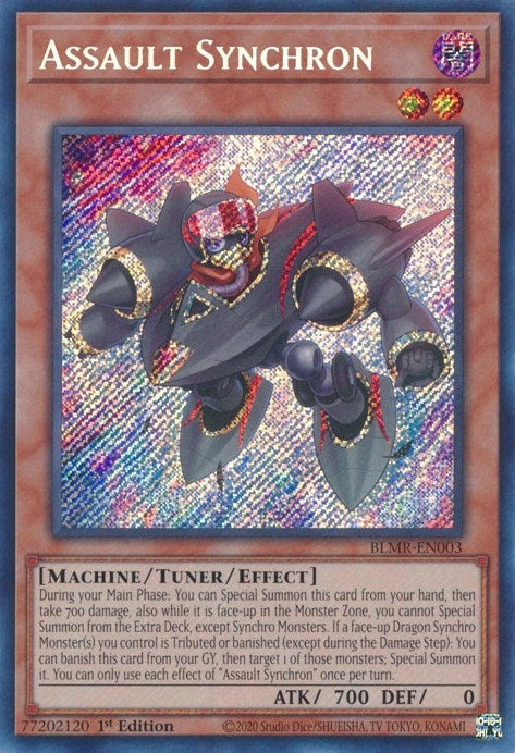Assault Synchron (BLMR-EN003)  Secret Rare