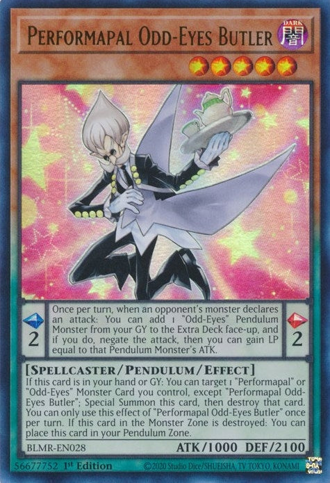 Performapal Odd-Eyes Butler (BLMR-EN028)