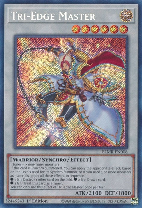 Tri-Edge Master (BLMR-EN008)  Secret Rare