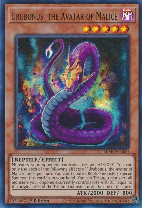 Urubonus, the Avatar of Malice (BLMR-EN020)  Ultra Rare