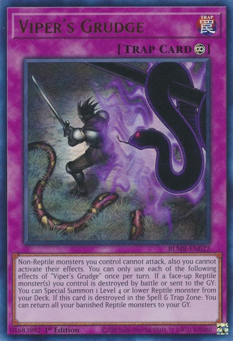 Viper's Grudge (BLMR-EN022)  Ultra Rare