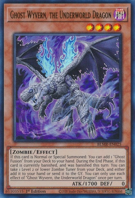 Ghost Wyvern, the Underworld Dragon (BLMR-EN025)  Ultra Rare