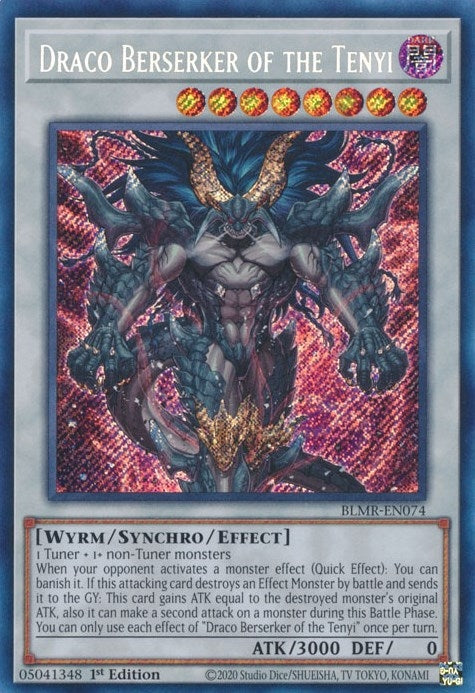 Draco Berserker of the Tenyi (BLMR-EN074)  Secret Rare