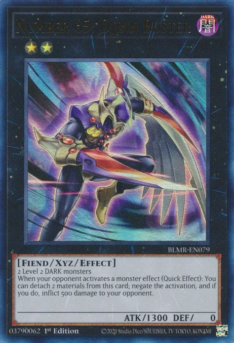 Number 65: Djinn Buster (BLMR-EN079)  Ultra Rare