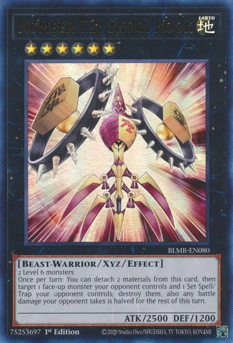 Number 72: Shogi Rook (BLMR-EN080)  Ultra Rare