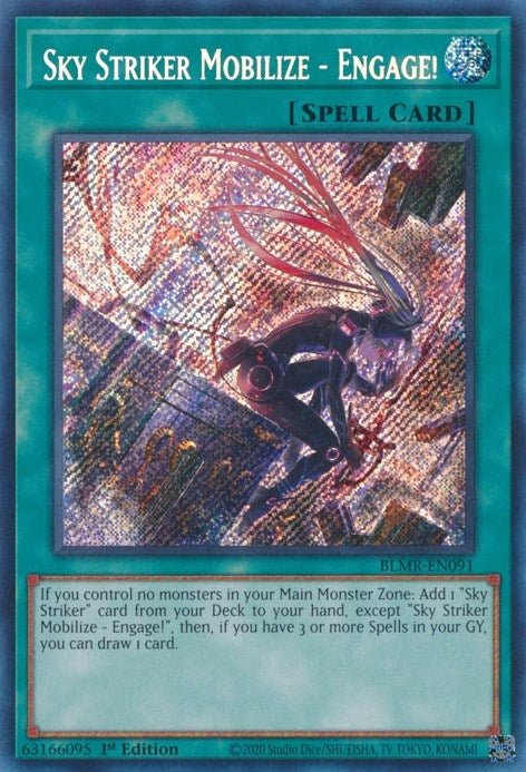 Sky Striker Mobilize - Engage! (BLMR-EN091)  Secret Rare
