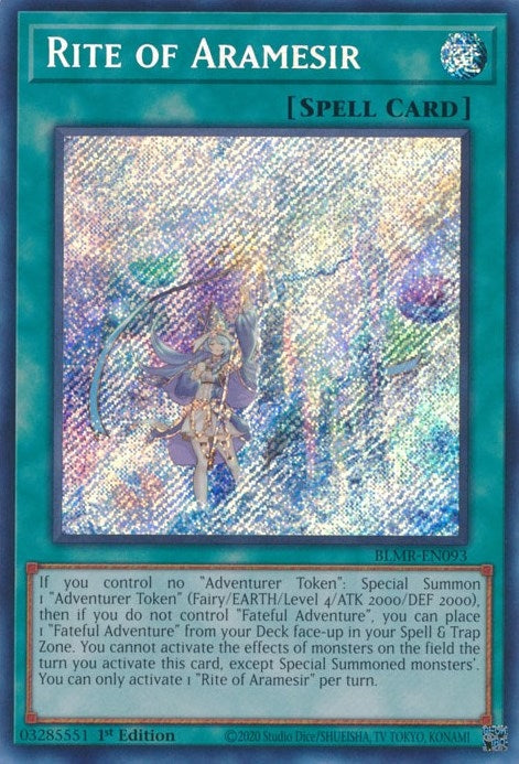 Rite of Aramesir (BLMR-EN093)  Secret Rare