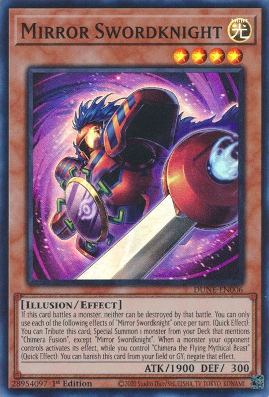 Mirror Swordknight (DUNE-EN006)  Super Rare