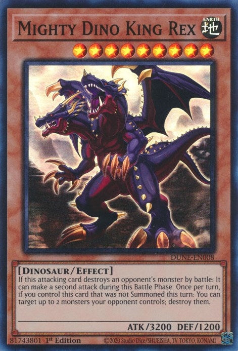 Mighty Dino King Rex (DUNE-EN008)  Super Rare