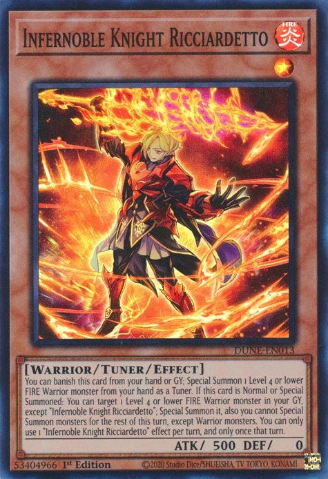 Infernoble Knight Ricciardetto (DUNE-EN013)  Super Rare