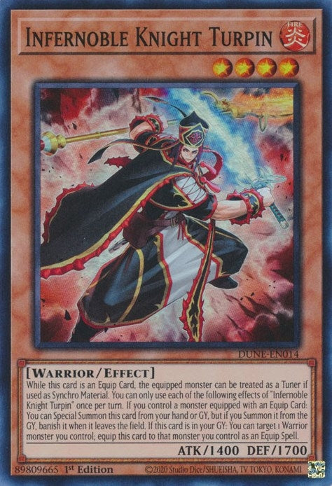 Infernoble Knight Turpin (DUNE-EN014)  Super Rare