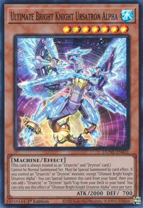 Ultimate Bright Knight Ursatron Alpha (DUNE-EN021)  Super Rare