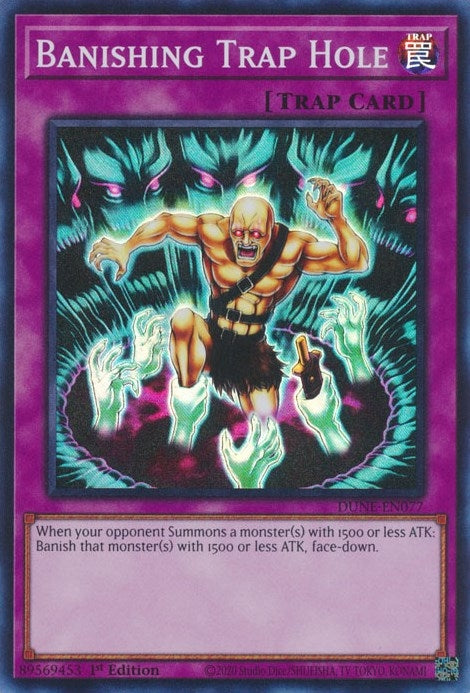Banishing Trap Hole (DUNE-EN077)  Super Rare