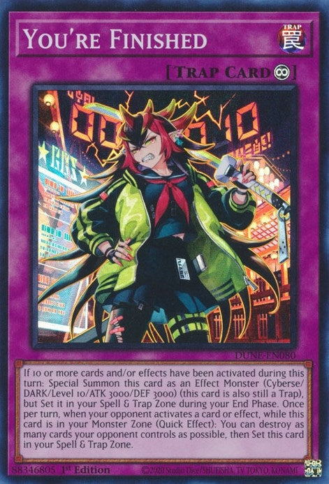You're Finished (DUNE-EN080)  Super Rare
