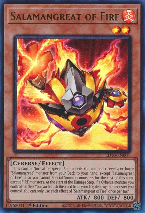 Salamangreat of Fire (LD10-EN001)  Ultra Rare
