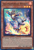 Salamangreat Weasel (LD10-EN002)  Super Rare
