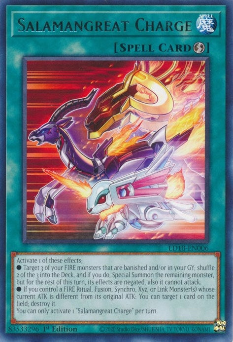 Salamangreat Charge (LD10-EN006)  Rare
