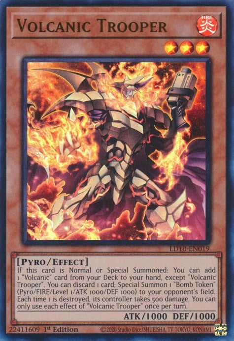 Volcanic Trooper (LD10-EN019)  Ultra Rare