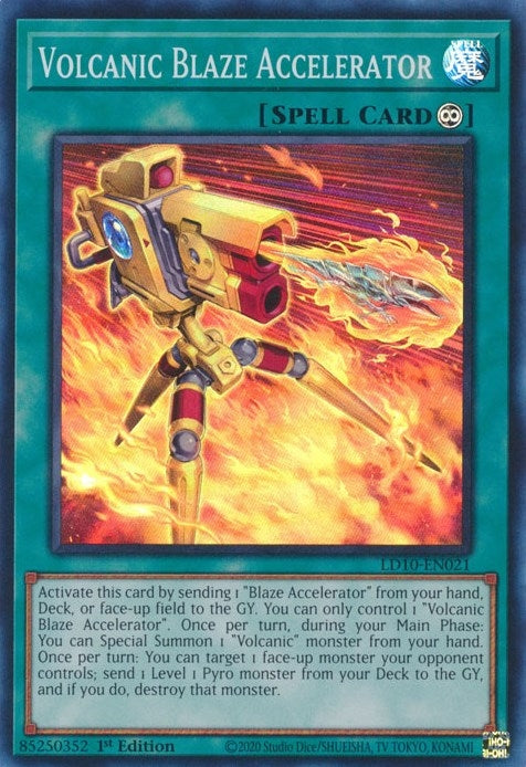 Volcanic Blaze Accelerator (LD10-EN021)  Super Rare