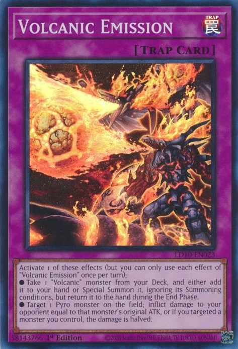 Volcanic Emission (LD10-EN023)  Super Rare