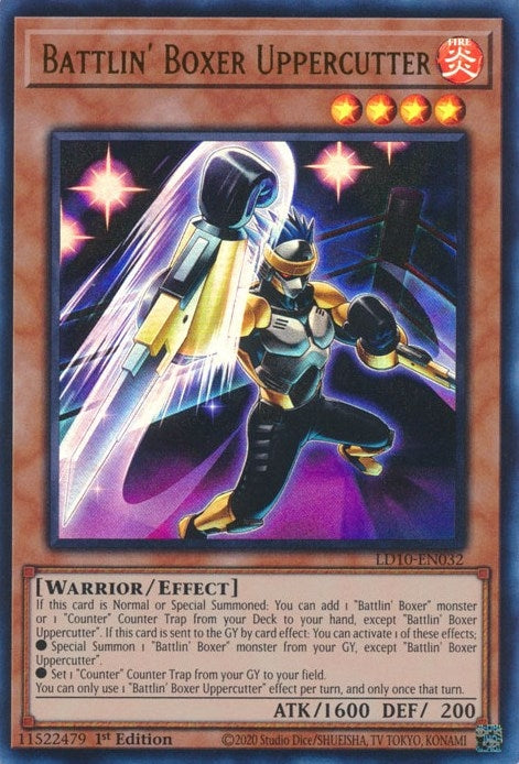 Battlin' Boxer Uppercutter (LD10-EN032)  Ultra Rare