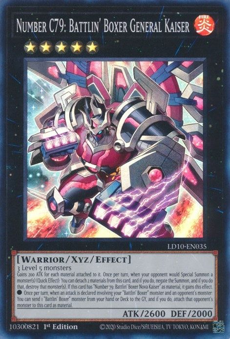 Number C79: Battlin' Boxer General Kaiser (LD10-EN035)  Super Rare