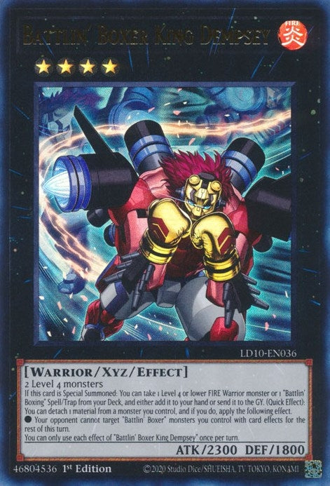 Battlin' Boxer King Dempsey (LD10-EN036)  Ultra Rare