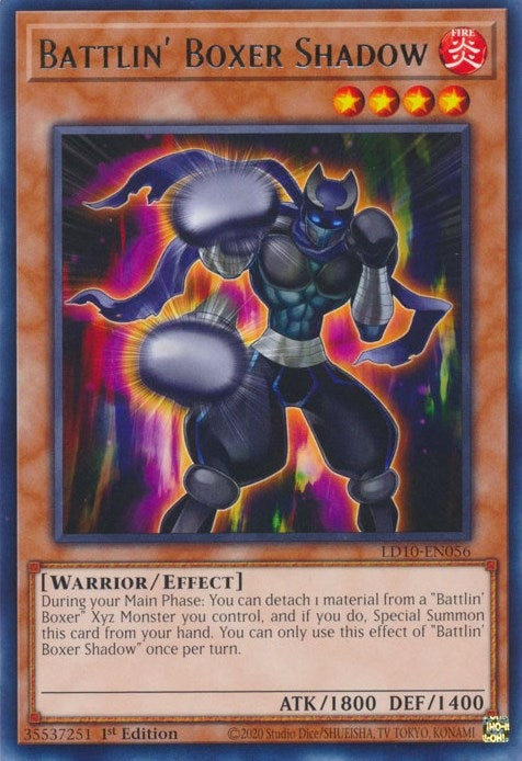 Battlin' Boxer Shadow (LD10-EN056)  Rare