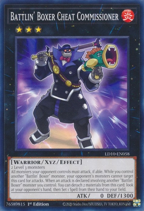 Battlin' Boxer Cheat Commissioner (LD10-EN058)  Common