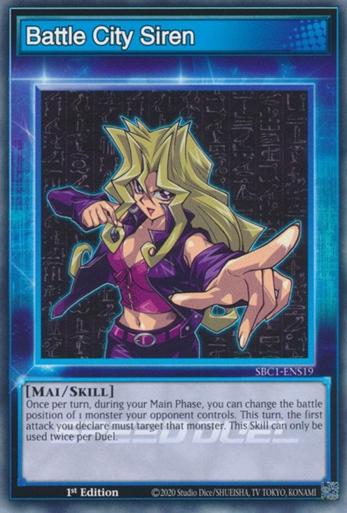 Battle City Siren (SBC1-ENS19)  Common