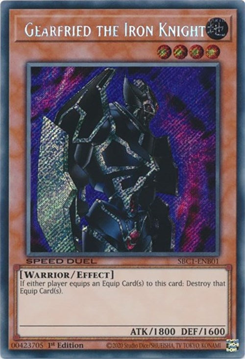 Gearfried the Iron Knight  (SBC1-ENB01)  Secret Rare