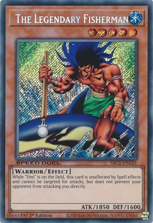 The Legendary Fisherman  (SBC1-ENC01)  Secret Rare