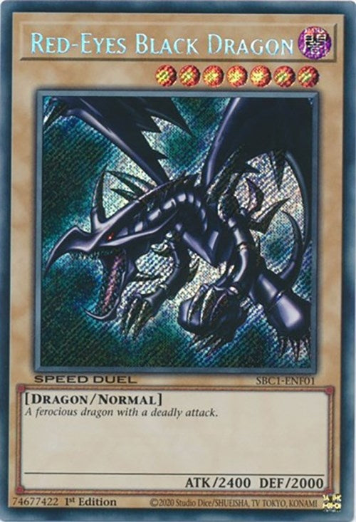 Red-Eyes Black Dragon  (SBC1-ENF01)  Secret Rare