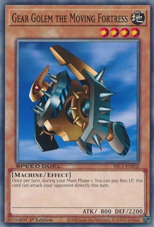 Gear Golem the Moving Fortress (SBC1-ENF02)  Common