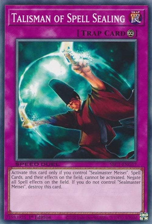 Talisman of Spell Sealing (SBC1-ENG17)  Common