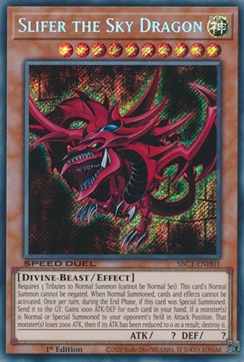 Slifer the Sky Dragon (SBC1-ENH01)  Secret Rare