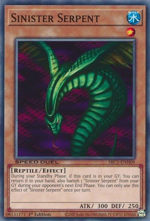 Sinister Serpent (SBC1-ENH09)  Common
