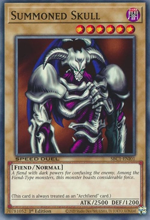 Summoned Skull (SBC1-ENI01)  Common