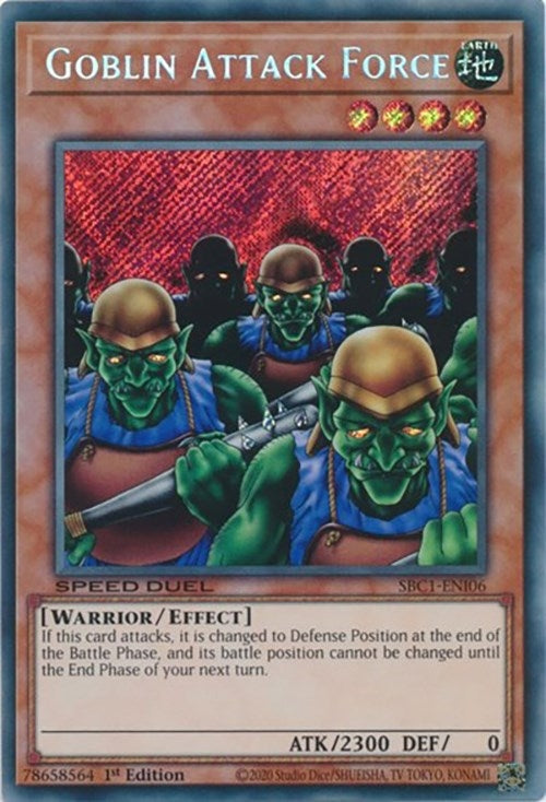 Goblin Attack Force  (SBC1-ENI06)  Secret Rare