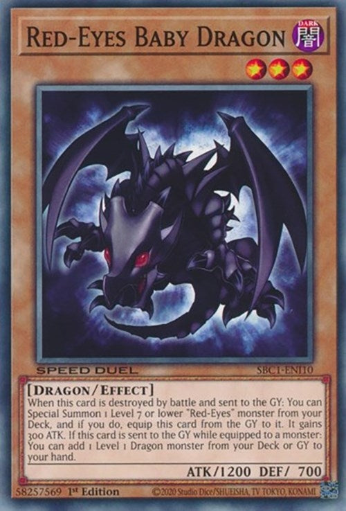 Red-Eyes Baby Dragon (SBC1-ENI10)  Common