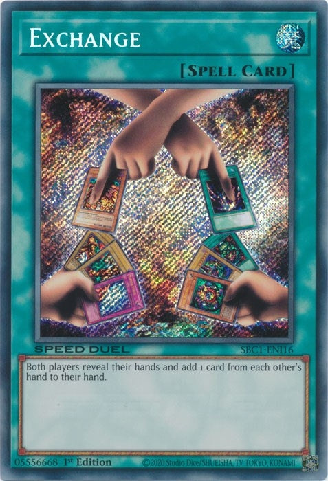 Exchange  (SBC1-ENI16)  Secret Rare