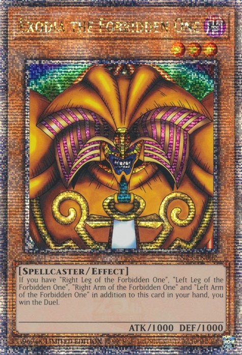 Exodia the Forbidden One  (TN23-EN002) (Limited) Quarter Century Secret Rare