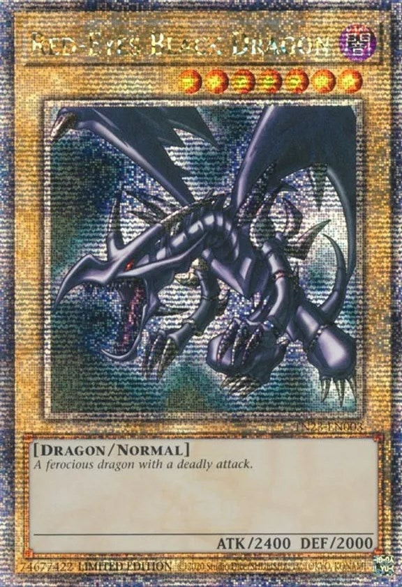 Red-Eyes Black Dragon  (TN23-EN003) (Limited) Quarter Century Secret Rare