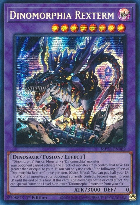 Dinomorphia Rexterm (MP23-EN082)  Prismatic Secret Rare
