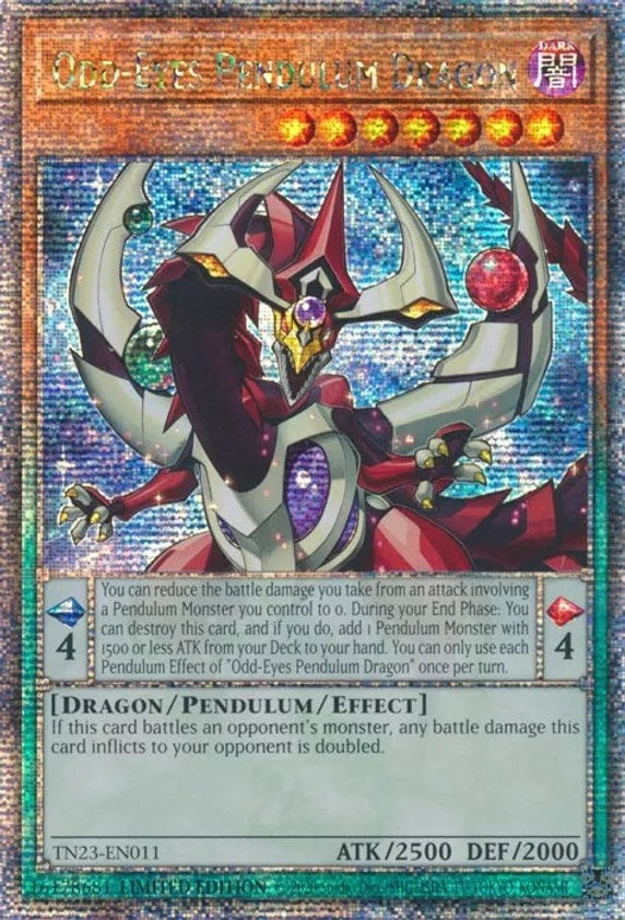 Odd-Eyes Pendulum Dragon  (TN23-EN011) (Limited) Quarter Century Secret Rare