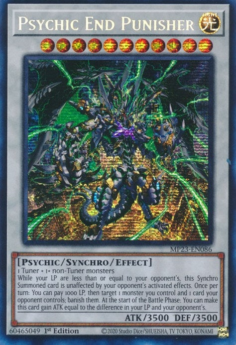 Psychic End Punisher (MP23-EN086)  Prismatic Secret Rare
