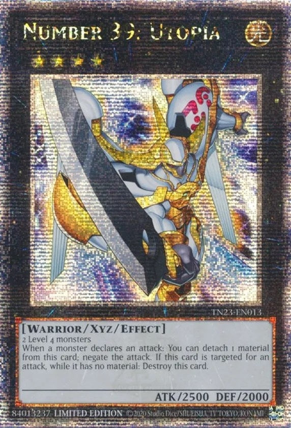 Number 39: Utopia  (TN23-EN013) (Limited) Quarter Century Secret Rare