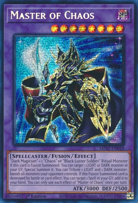 Master of Chaos (MP23-EN018)  Prismatic Secret Rare