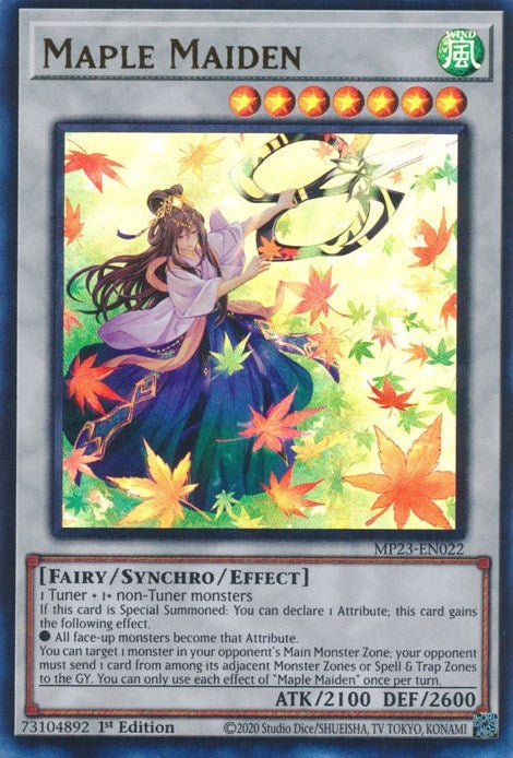 Maple Maiden (MP23-EN022)  Ultra Rare
