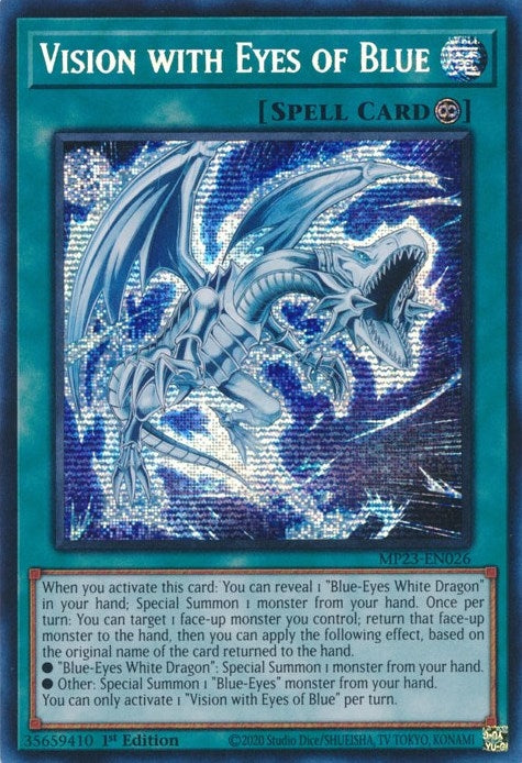 Vision with Eyes of Blue (MP23-EN026)  Prismatic Secret Rare